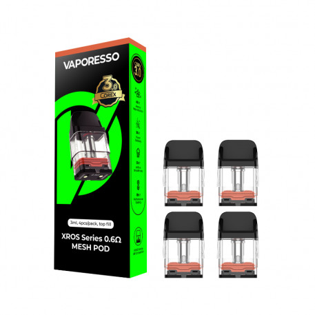Картридж VAPORESSO XROS 0.4Ω 3ml COREX 3.0 4шт